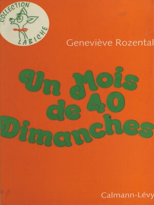 cover image of Un mois de quarante dimanches
